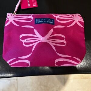 Pink Bow 🎀 Cosmetic Pouch